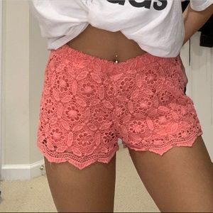 floral shorts